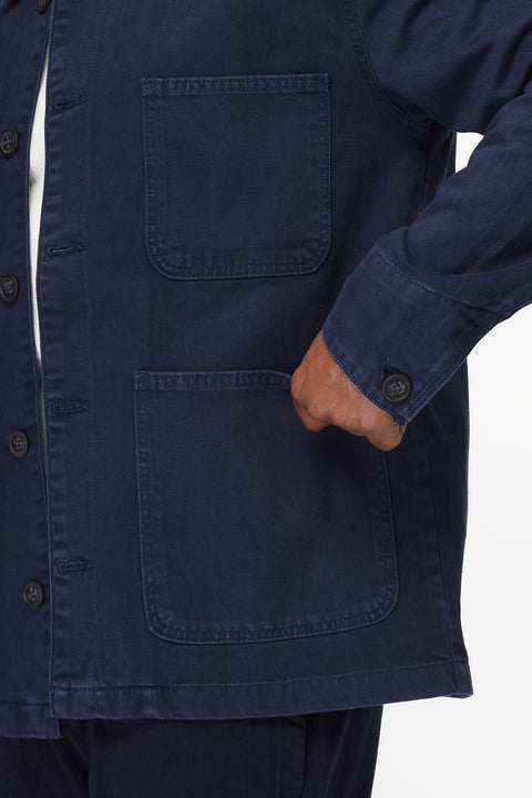 Jacket Gabardine Regular Fit Dark Blue