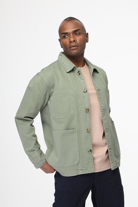 Jacket Gabardine Regular Fit Green