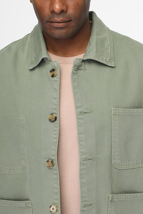 Jacket Gabardine Regular Fit Green
