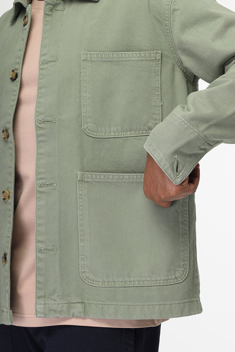 Jacket Gabardine Regular Fit Green