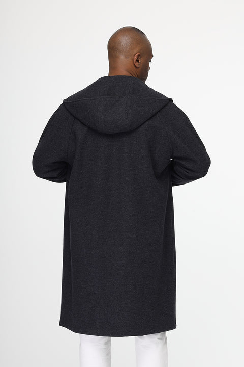 Over Size Coat Dark Blue