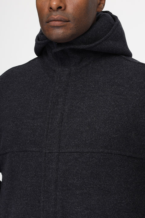 Over Size Coat Dark Blue