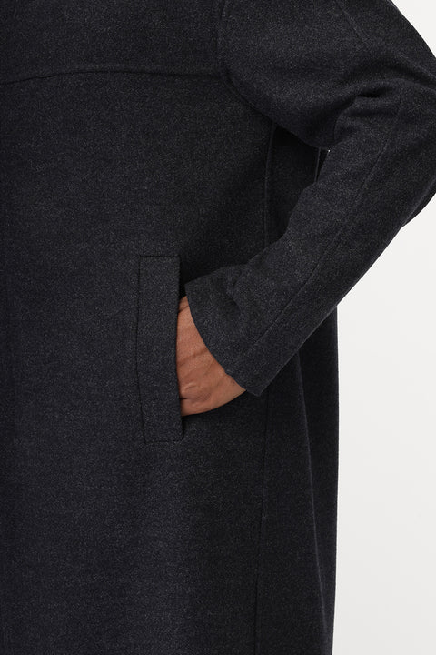 Over Size Coat Dark Blue