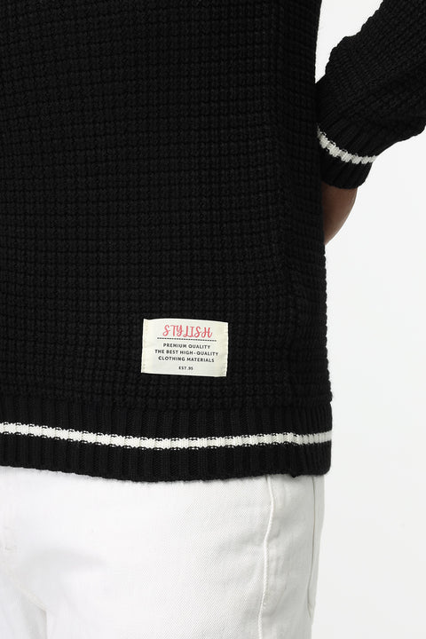 Regular Fit Pullover Black