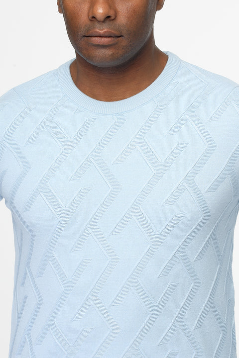 Regular Fit Pullover Light Blue