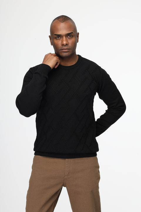 Regular Fit Pullover Black