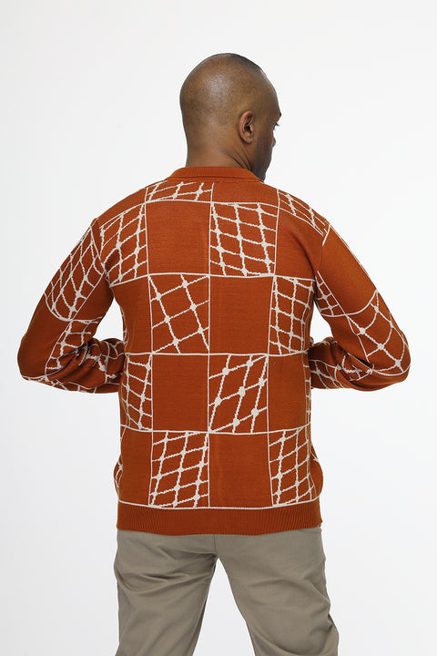 Regular Fit Pullover Orange