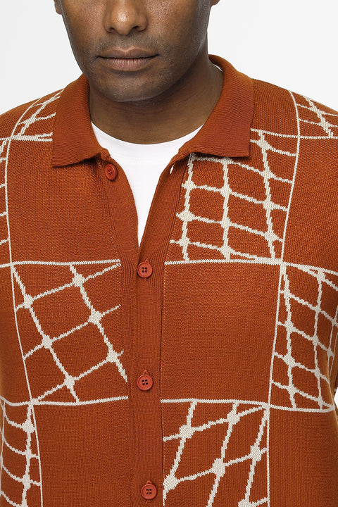 Regular Fit Pullover Orange