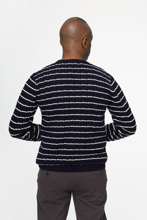 Regular Fit Pullover Dark Blue