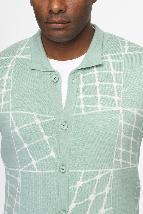 Regular Fit Pullover Light Green