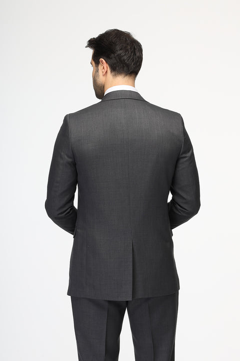 Slim Fit Suit Gray