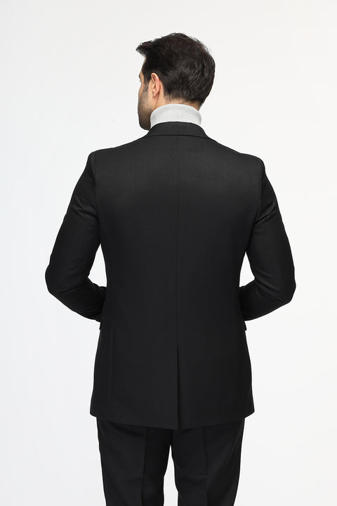 Slim Fit Suit Black