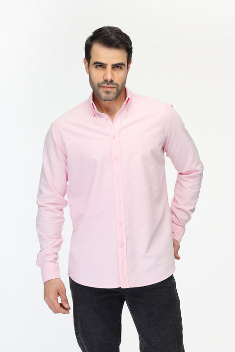 New Fit Shirt Oxford Rose 100% Cotton