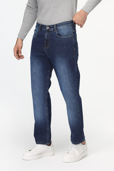 Athletic Trousers Jeans Dark Blue