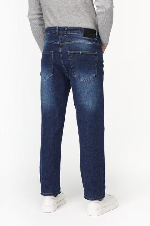 Athletic Trousers Jeans Dark Blue