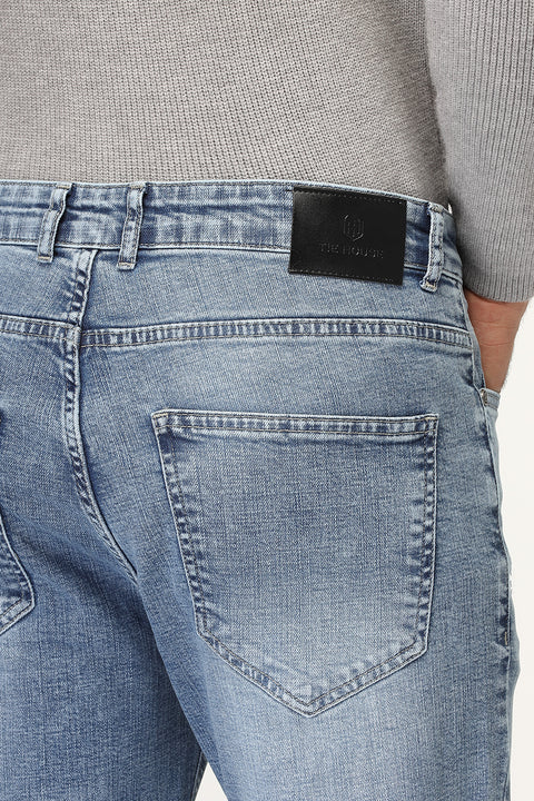 Athletic Trousers Jeans Light Blue
