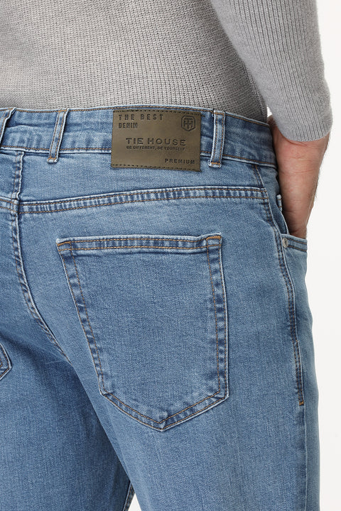 Athletic Trousers Jeans Light Blue