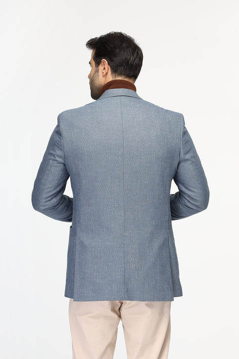 Slim Fit Blazer Blue