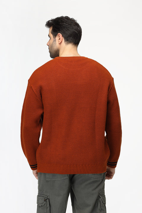 Over Size Pullover Orange