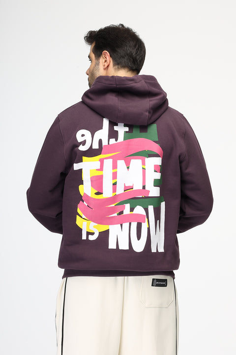 Regular Fit Sweat Shirt Purple