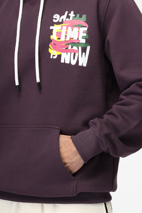Regular Fit Sweat Shirt Purple