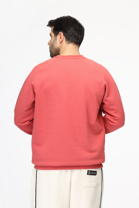 Regular Fit Sweat Shirt Pink