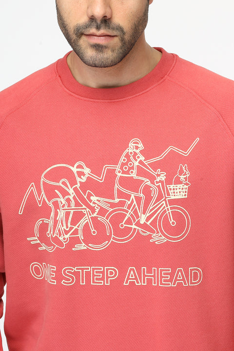 Regular Fit Sweat Shirt Pink