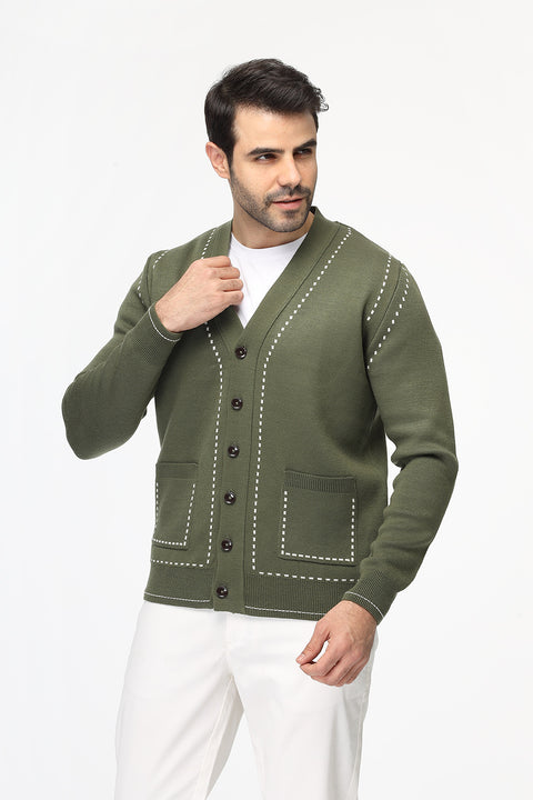 Regular Fit Pullover Green
