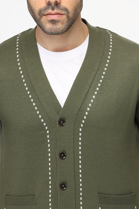 Regular Fit Pullover Green