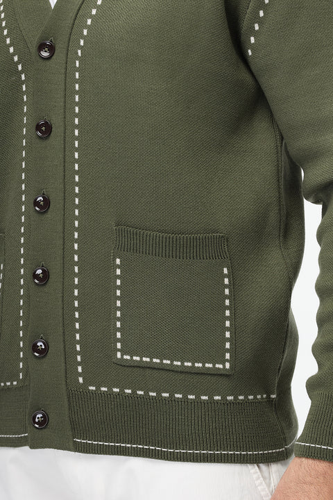 Regular Fit Pullover Green