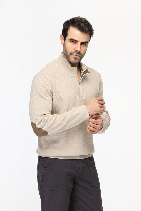 Regular Fit Pullover Beige