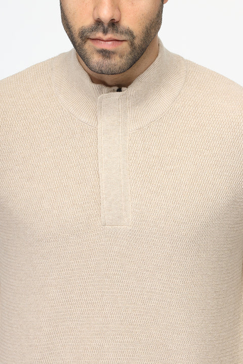Regular Fit Pullover Beige