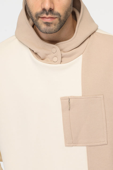 Relax Fit Sweat Shirt Beige