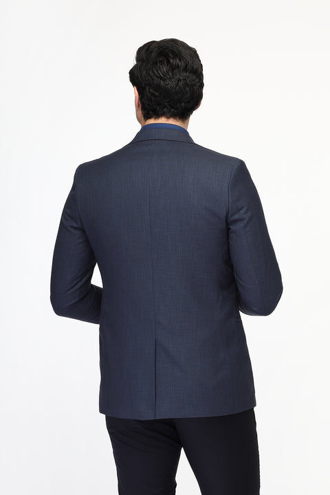 Slim Fit Suit Dark Blue