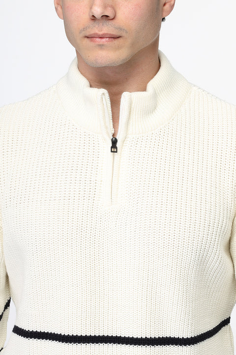 Regular Fit Pullover Off White