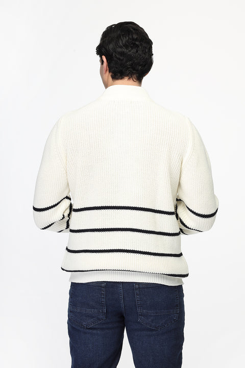 Regular Fit Pullover Off White
