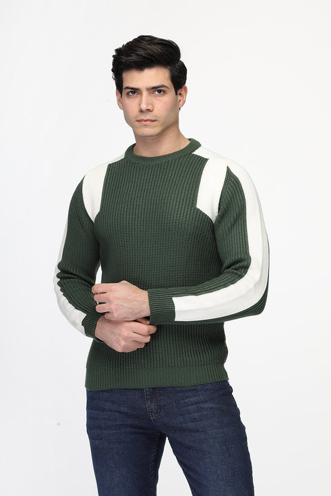Regular Fit Pullover Green