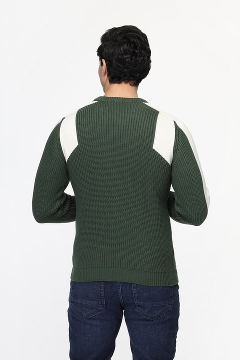 Regular Fit Pullover Green