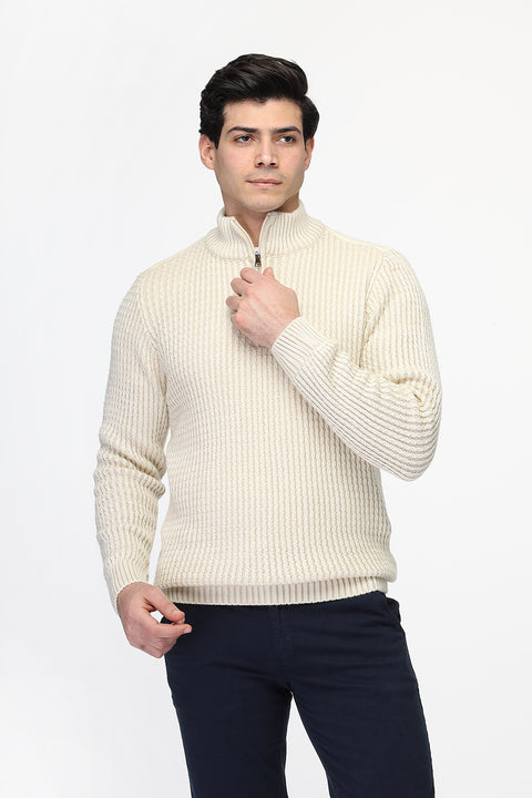Regular Fit Pullover Beige