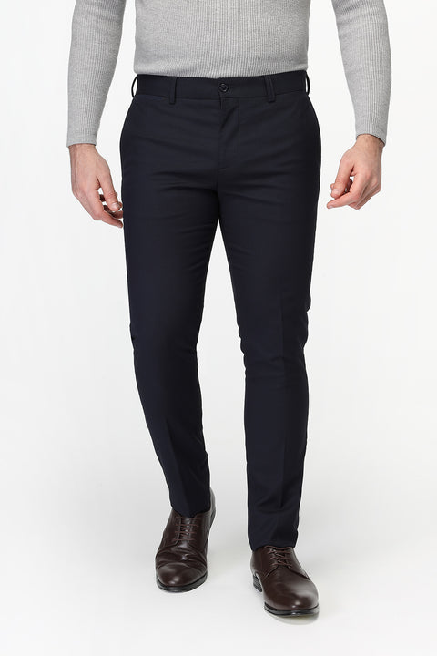 Slim Fit Classic Pants Dark Blue