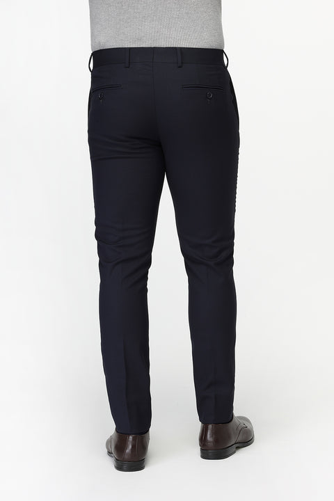 Slim Fit Classic Pants Dark Blue