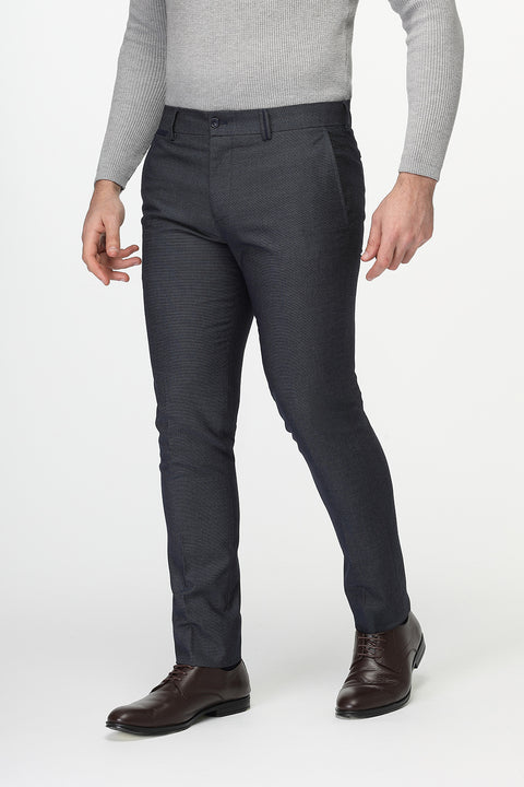 Slim Fit Classic Pants Blue