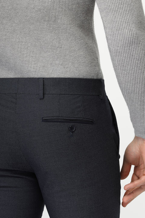 Slim Fit Classic Pants Blue