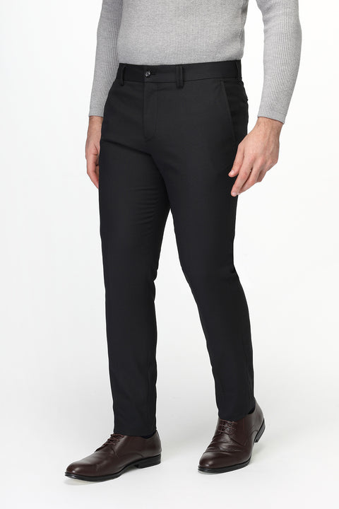 Slim Fit Classic Pants Dark Gray