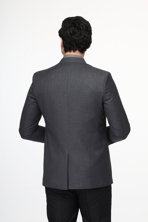 Slim Fit Suit Gray