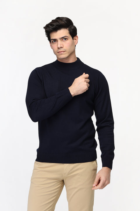 Regular Fit Pullover Dark Blue