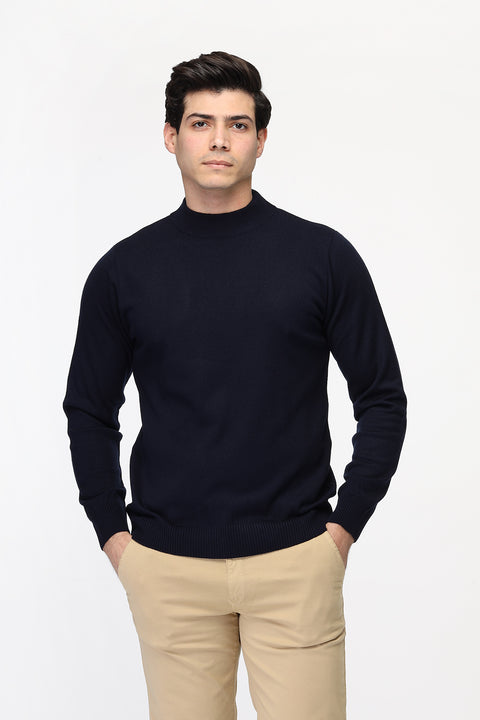 Regular Fit Pullover Dark Blue