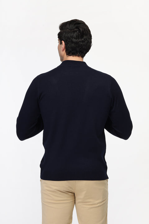 Regular Fit Pullover Dark Blue