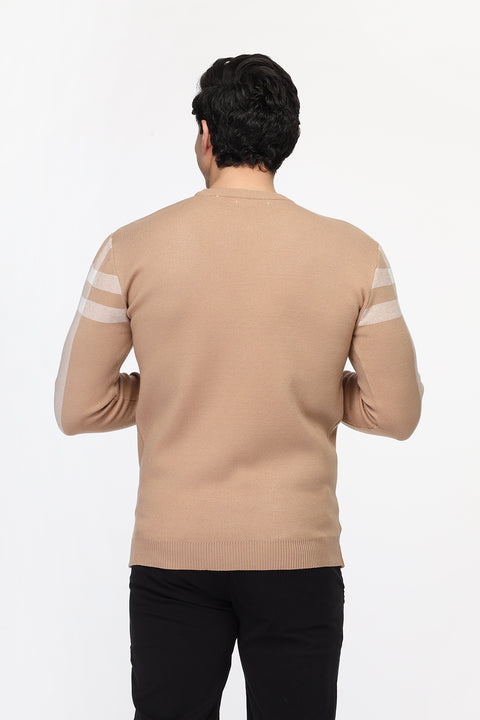 Regular Fit Pullover Beige