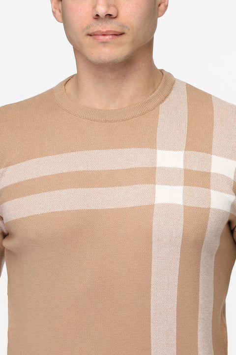 Regular Fit Pullover Beige